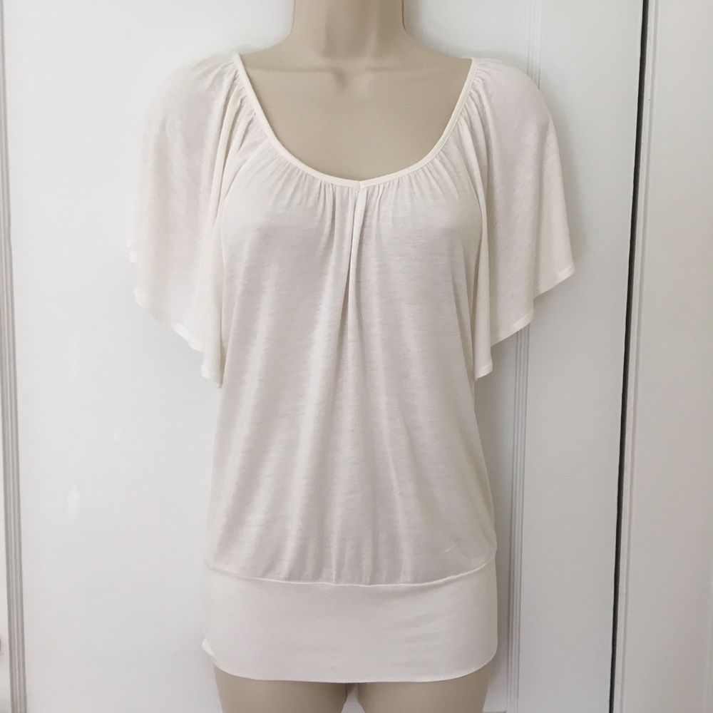White top with lace size S
